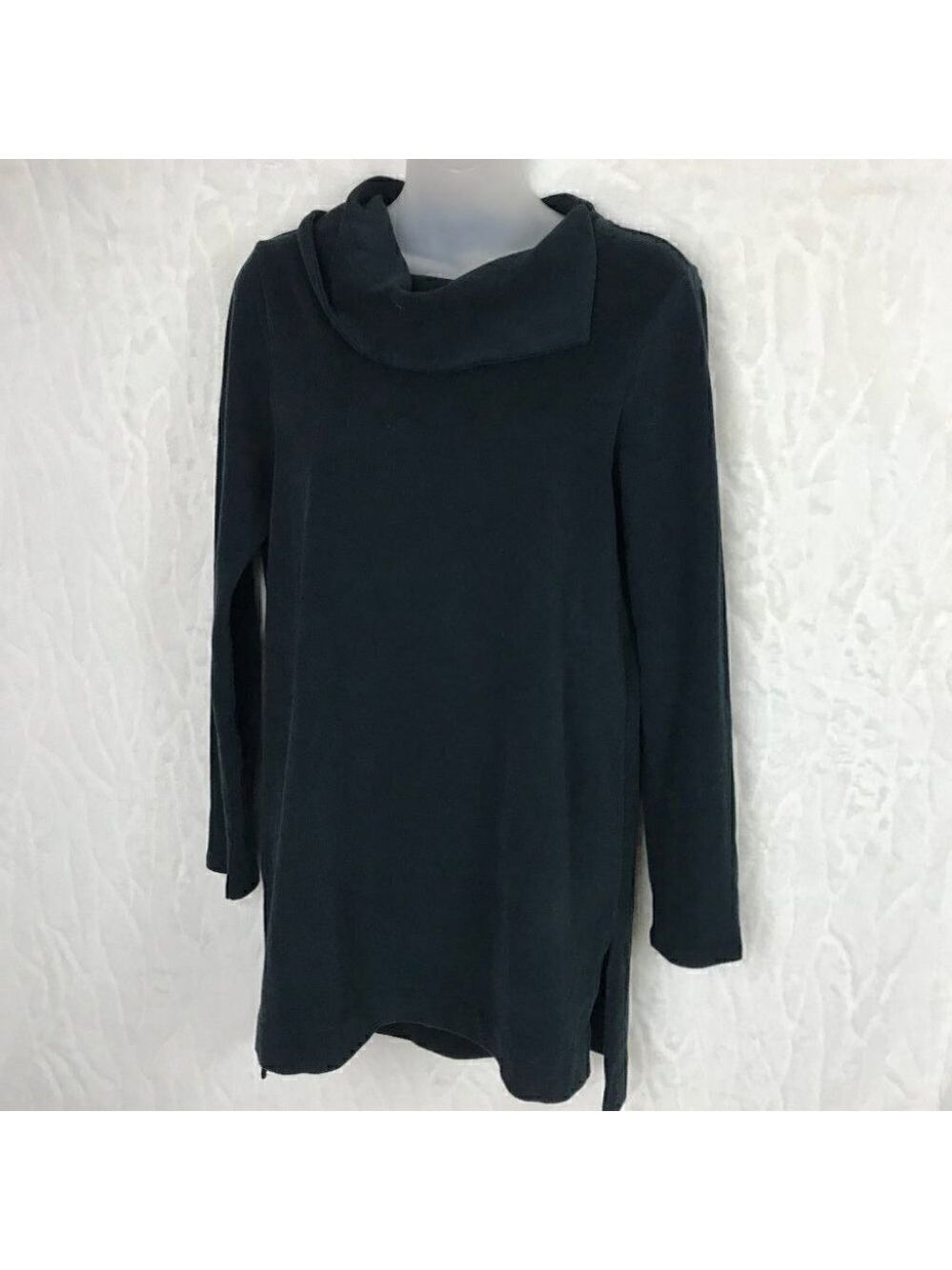 J.JILL Black Loose Turtleneck Sweater Size M